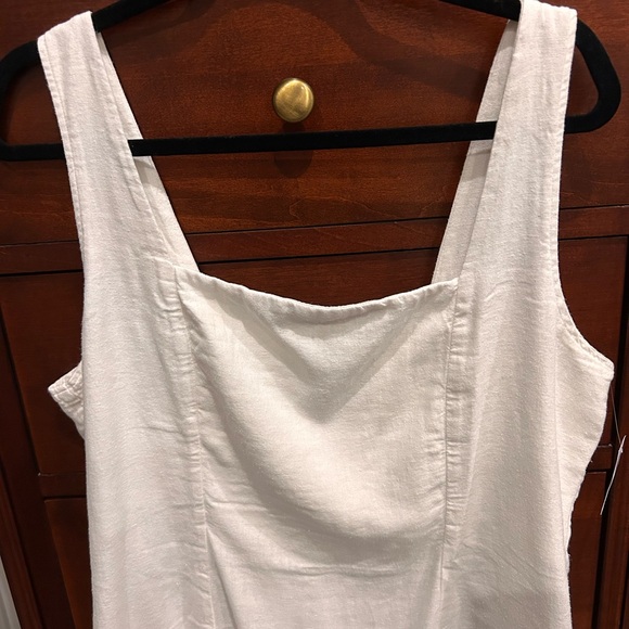 Old Navy Classic White Linen Blend Mini Dress - Picture 4 of 10